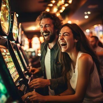 Online slot game reels displayed on mobile phone screen in Philippines